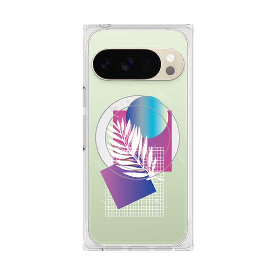 プレミアムスクエアケース with Pixelsnap［ Botanical ］