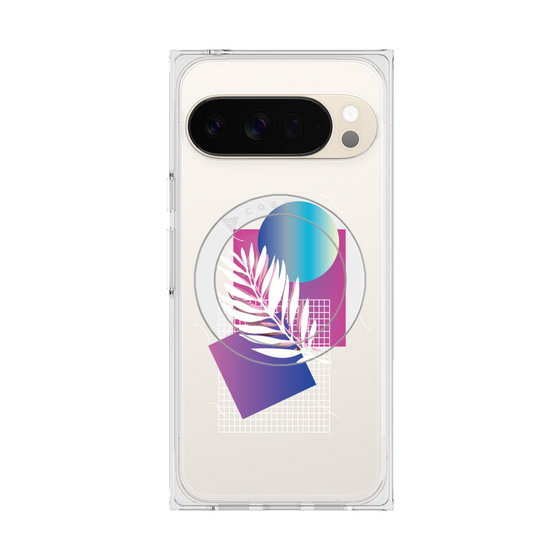 プレミアムスクエアケース with Pixelsnap［ Botanical ］