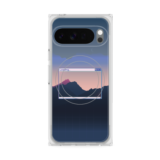 プレミアムスクエアケース with Pixelsnap［ Mountain ］