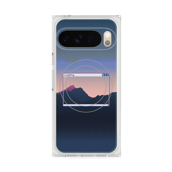 プレミアムスクエアケース with Pixelsnap［ Mountain ］