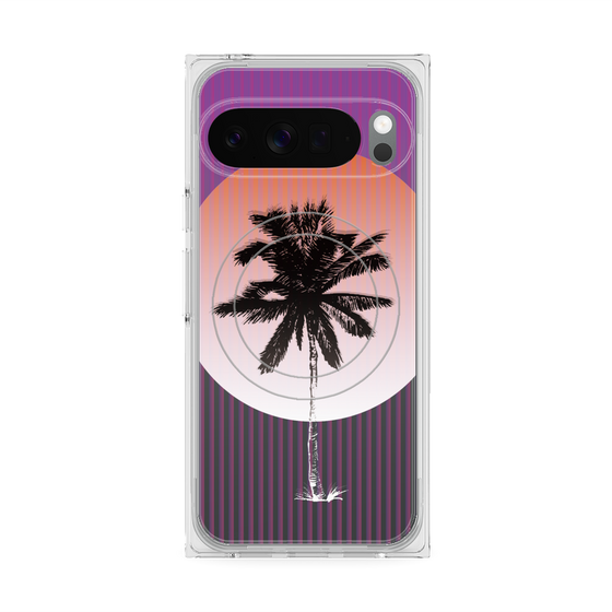 プレミアムスクエアケース with Pixelsnap［ Palm Tree ］