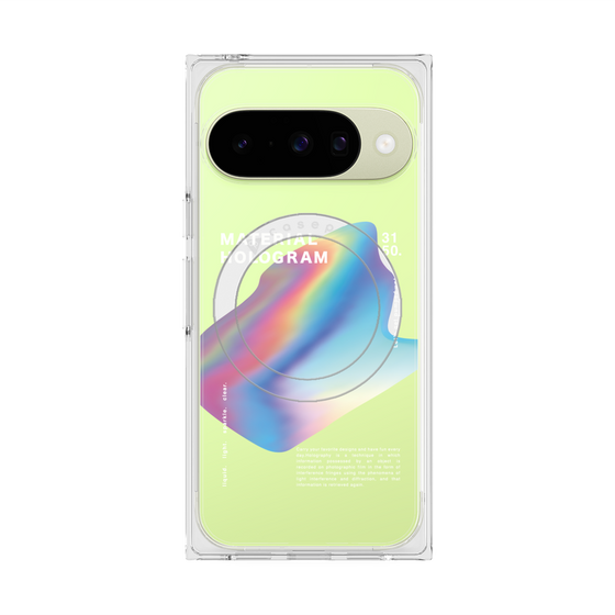 プレミアムスクエアケース with Pixelsnap［ Liquid Blue ］
