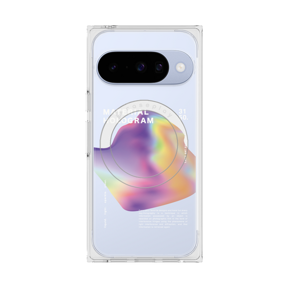 プレミアムスクエアケース with Pixelsnap［ Liquid Purple ］