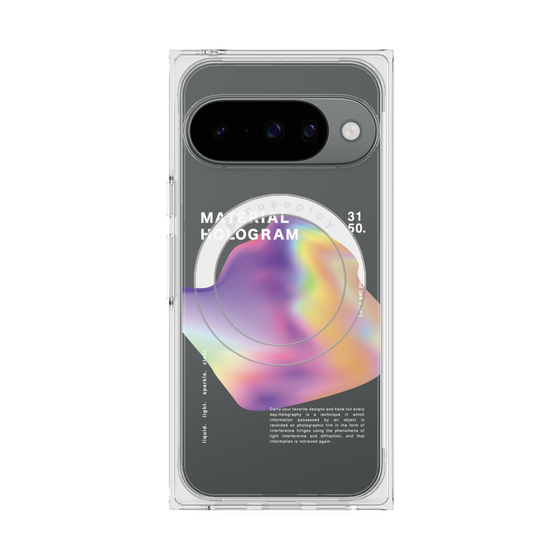 プレミアムスクエアケース with Pixelsnap［ Liquid Purple ］