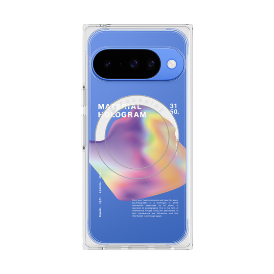 プレミアムスクエアケース with Pixelsnap［ Liquid Purple ］