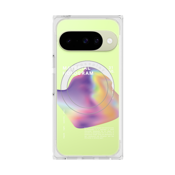 プレミアムスクエアケース with Pixelsnap［ Liquid Purple ］