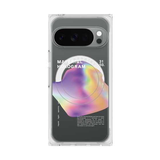 プレミアムスクエアケース with Pixelsnap［ Liquid Purple ］