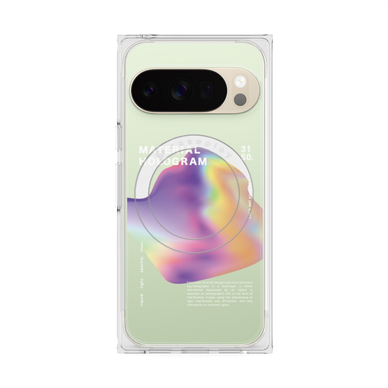 プレミアムスクエアケース with Pixelsnap［ Liquid Purple ］