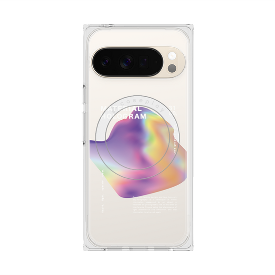 プレミアムスクエアケース with Pixelsnap［ Liquid Purple ］