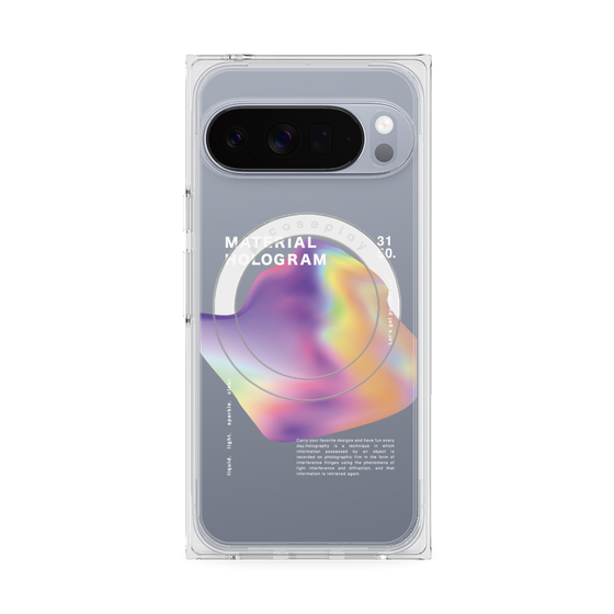 プレミアムスクエアケース with Pixelsnap［ Liquid Purple ］