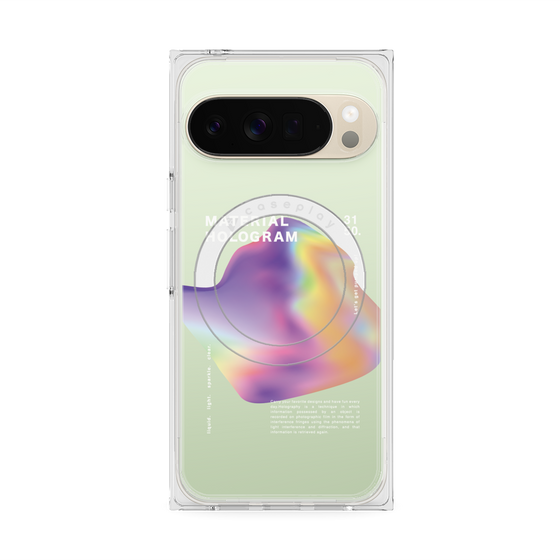 プレミアムスクエアケース with Pixelsnap［ Liquid Purple ］