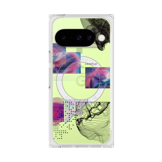 プレミアムスクエアケース with Pixelsnap［ evil ］