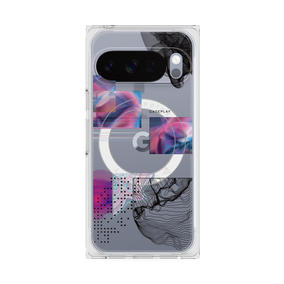 プレミアムスクエアケース with Pixelsnap［ evil ］