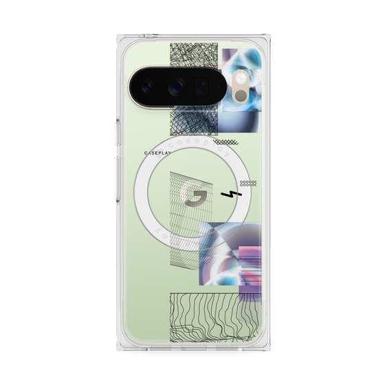 プレミアムスクエアケース with Pixelsnap［ sad ］