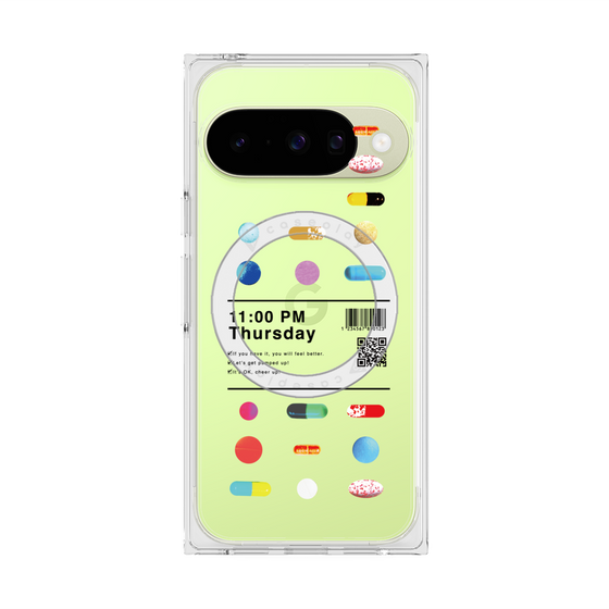 プレミアムスクエアケース with Pixelsnap［ 11:00 PM Thursday ］