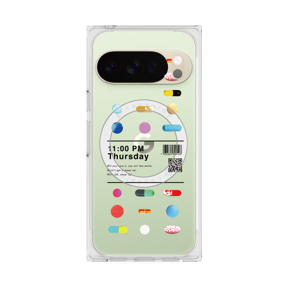 プレミアムスクエアケース with Pixelsnap［ 11:00 PM Thursday ］