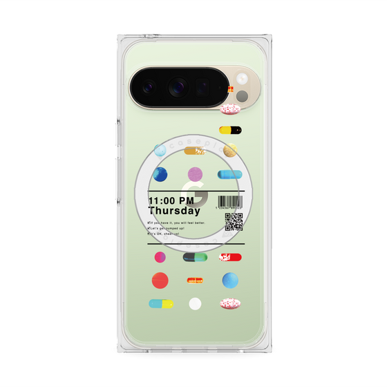 プレミアムスクエアケース with Pixelsnap［ 11:00 PM Thursday ］