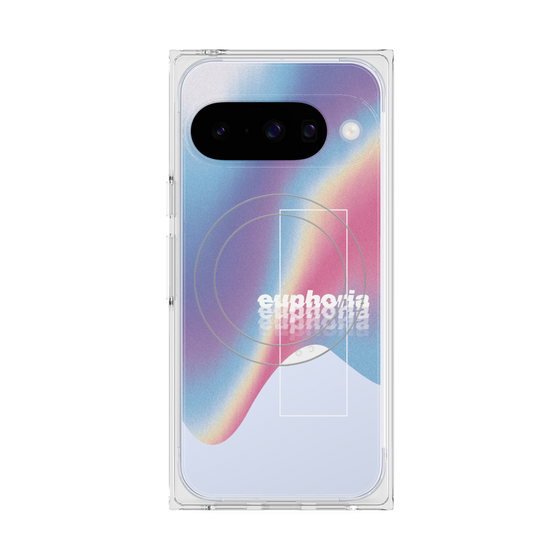 プレミアムスクエアケース with Pixelsnap［ euphoria holo ］