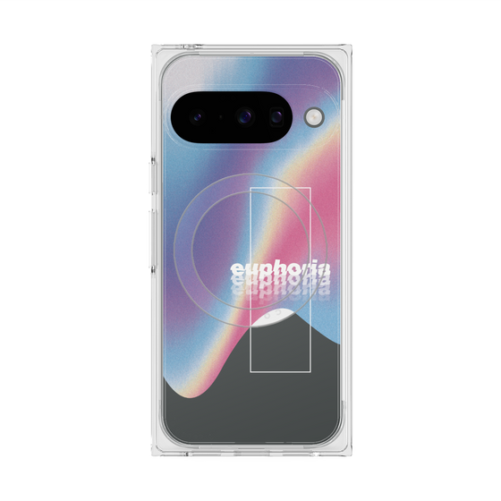プレミアムスクエアケース with Pixelsnap［ euphoria holo ］