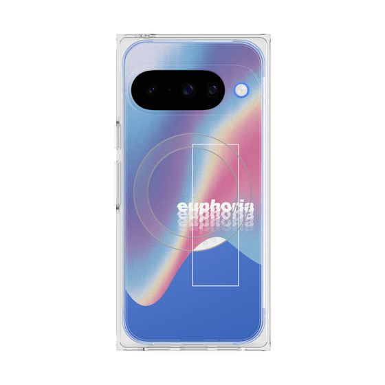 プレミアムスクエアケース with Pixelsnap［ euphoria holo ］
