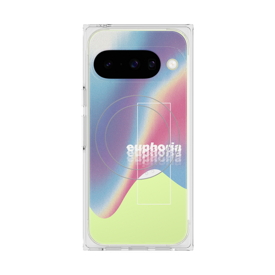 プレミアムスクエアケース with Pixelsnap［ euphoria holo ］