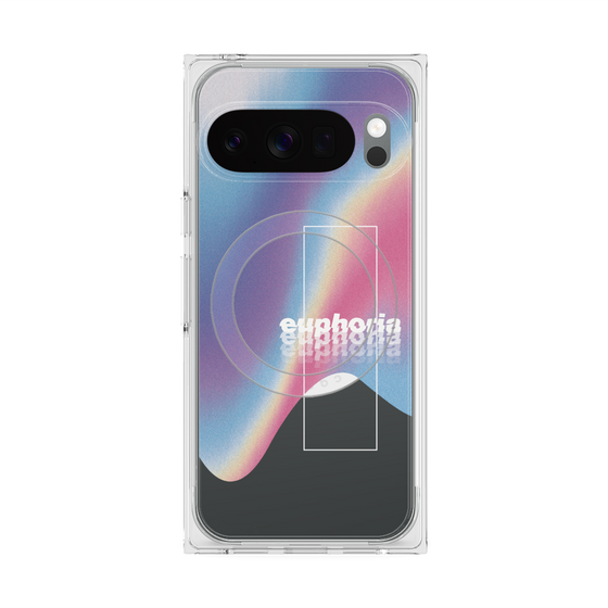 プレミアムスクエアケース with Pixelsnap［ euphoria holo ］