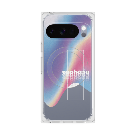 プレミアムスクエアケース with Pixelsnap［ euphoria holo ］