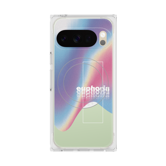 プレミアムスクエアケース with Pixelsnap［ euphoria holo ］