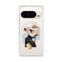 プレミアムスクエアケース with Pixelsnap［ Artistic Fall in Beige ］