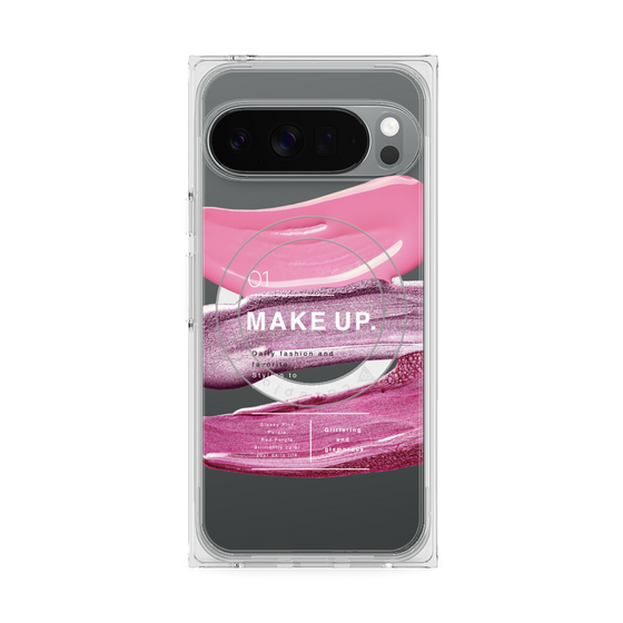 プレミアムスクエアケース with Pixelsnap［ Glossy-B ］