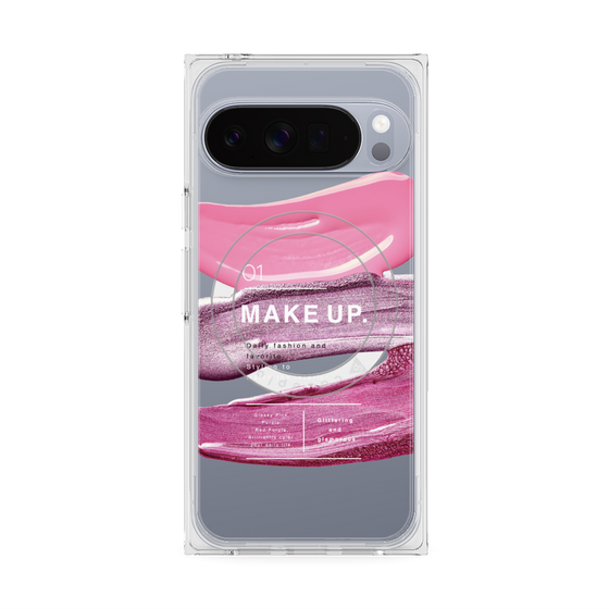 プレミアムスクエアケース with Pixelsnap［ Glossy-B ］