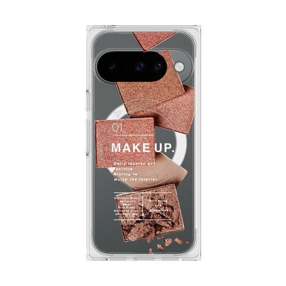 プレミアムスクエアケース with Pixelsnap［ Eye shadow-A ］