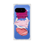 プレミアムスクエアケース with Pixelsnap［ Decorate-B ］