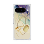 プレミアムスクエアケース with Pixelsnap［ Marble Nuance Painting Purple ］