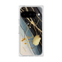 プレミアムスクエアケース with Pixelsnap［ Marble Nuance Painting Black ］