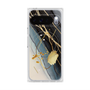 プレミアムスクエアケース with Pixelsnap［ Marble Nuance Painting Black ］
