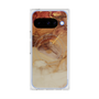 プレミアムスクエアケース with Pixelsnap［ Marble Brown ］