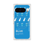 プレミアムスクエアケース with Pixelsnap［ BLUE-Ramune soda ］