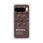 プレミアムスクエアケース with Pixelsnap［ BROWN-Chocolate ］