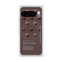 プレミアムスクエアケース with Pixelsnap［ BROWN-Chocolate ］