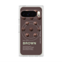 プレミアムスクエアケース with Pixelsnap［ BROWN-Chocolate ］