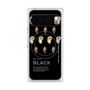 プレミアムスクエアケース with Pixelsnap［ BLACK-Oyster ］