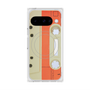 プレミアムスクエアケース with Pixelsnap［ RETORO CASSETTE TAPE - Opacity White ］