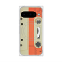 プレミアムスクエアケース with Pixelsnap［ RETORO CASSETTE TAPE - Opacity White ］