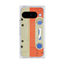 プレミアムスクエアケース with Pixelsnap［ RETORO CASSETTE TAPE - Opacity White ］