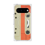 プレミアムスクエアケース with Pixelsnap［ RETORO CASSETTE TAPE - Opacity White ］