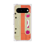 プレミアムスクエアケース with Pixelsnap［ RETORO CASSETTE TAPE - Opacity White ］