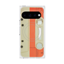 プレミアムスクエアケース with Pixelsnap［ RETORO CASSETTE TAPE - Opacity White ］