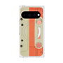 プレミアムスクエアケース with Pixelsnap［ RETORO CASSETTE TAPE - Opacity White ］
