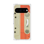 プレミアムスクエアケース with Pixelsnap［ RETORO CASSETTE TAPE - Opacity White ］